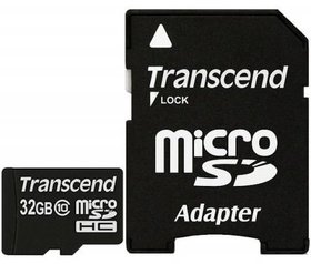   Micro SDHC Transcend 32 TS32GUSDHC10